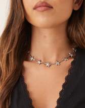 Seol + Gold sterling silver spiral pendant necklace