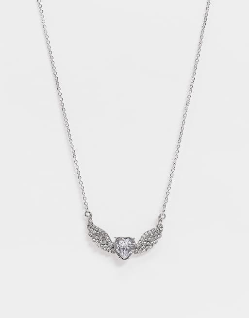 Silver hot sale necklace asos