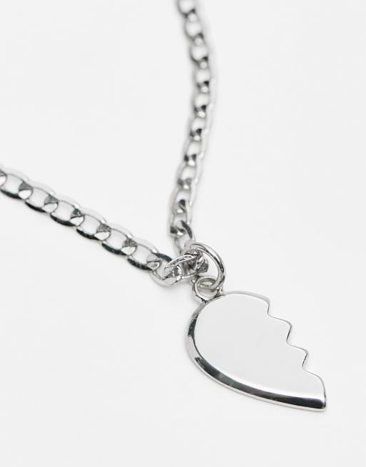 Half broken heart on sale pendant