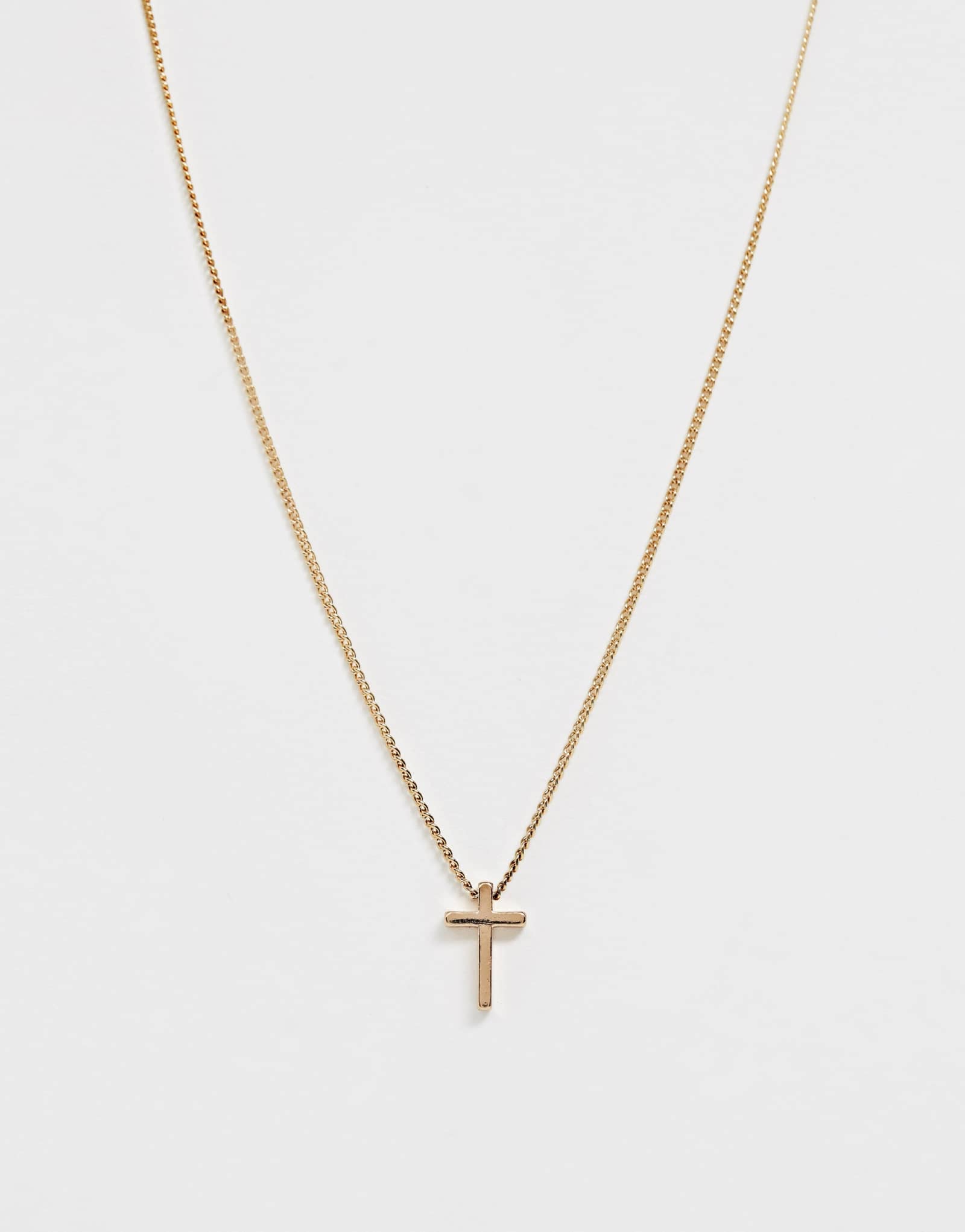 ДИЗАЙНЕРСКОЕ колье ASOS с золотым крестиком ditsy  