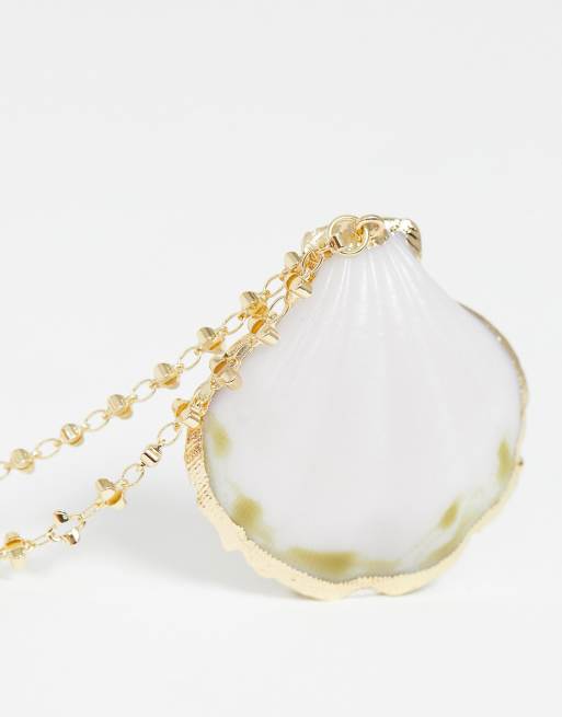 Shell necklace clearance asos