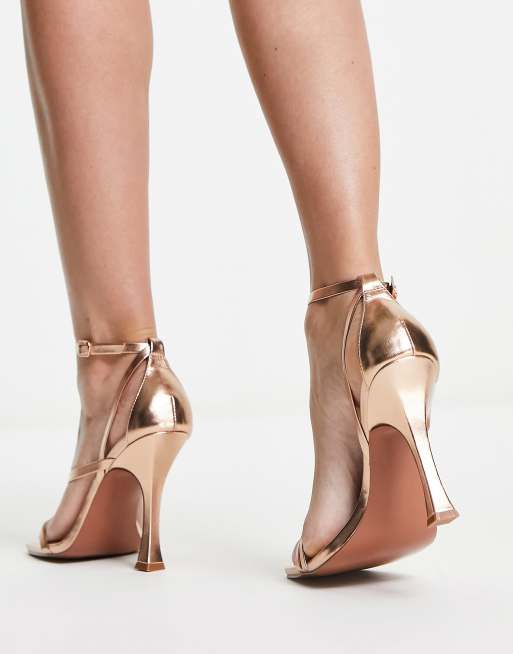 Asos rose hotsell gold heels