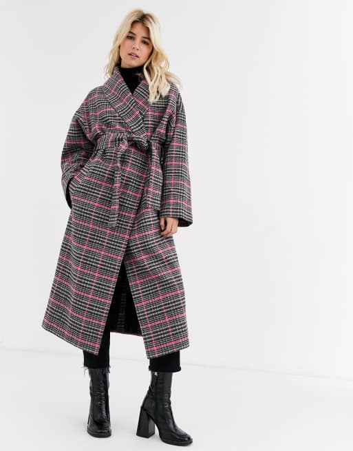 Asos sale houndstooth coat