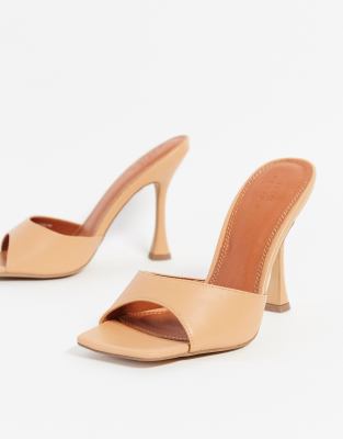 asos beige heels