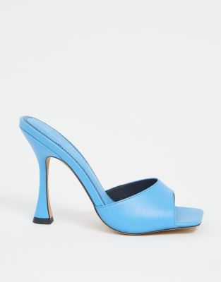 mules blue