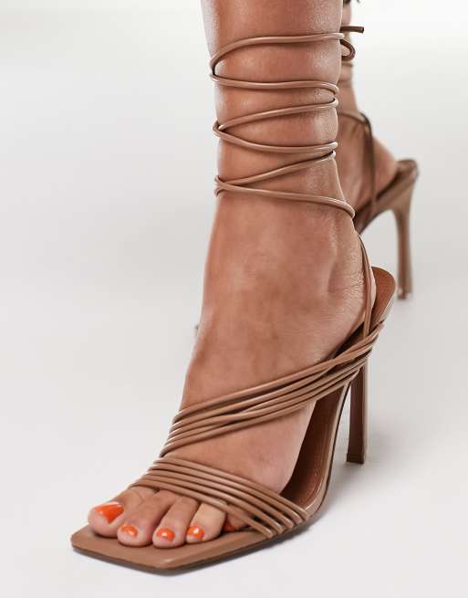 Brown on sale heels asos