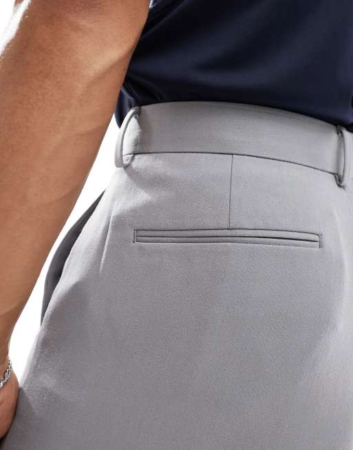 ASOS DESIGN - Nette cropped broek in lichtgrijs, 5 van 5