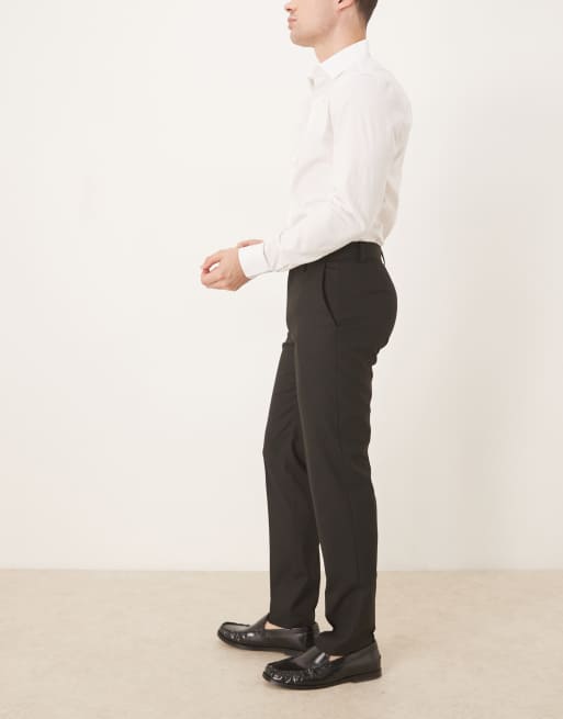 ASOS DESIGN - Nette slim-fit broek in zwart, 3 van 5
