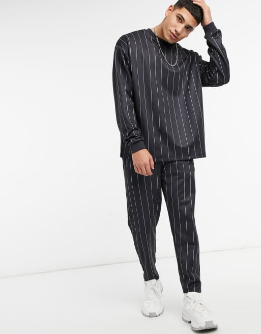 ASOS DESIGN - Nette, smaltoelopende joggingbroek met strepen, co-ord set, 4 van 4
