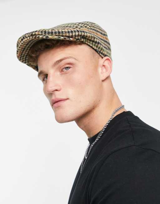 ASOS DESIGN - Neutral sixpence med klassiske tern i uldblanding