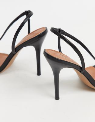 black strappy heels asos