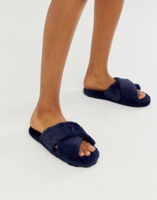 slider slippers with strap