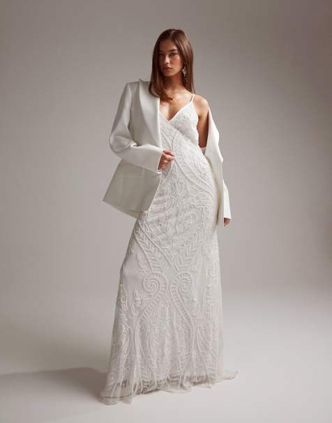 Asos bridal dressing clearance gowns