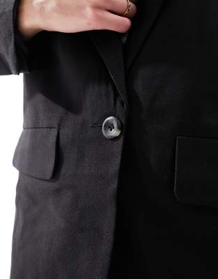 asos design perfect blazer black