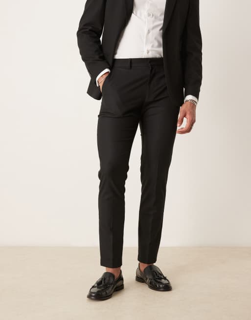 ASOS DESIGN new skinny suit pants in black