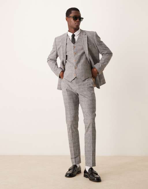 Prince of wales check waistcoat outlet