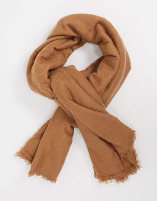 Camel coloured shop scarf