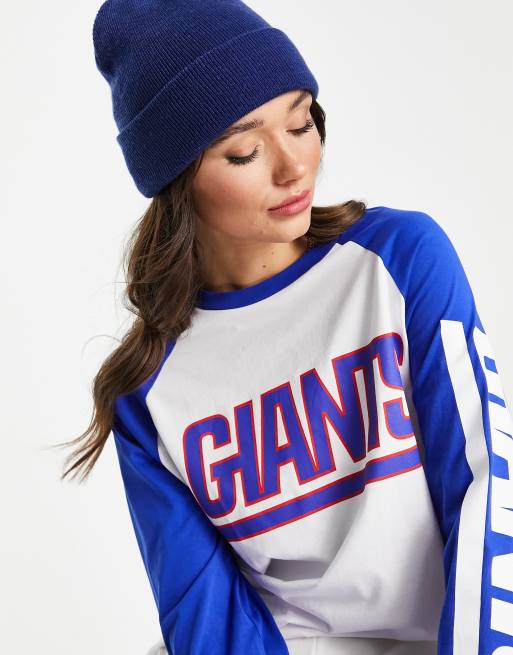 ASOS DESIGN NFL oversized t-shirt with NY Giants applique