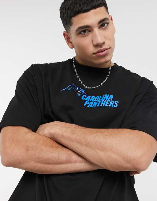 ASOS DESIGN NFL Carolina oversized T-shirt with front and back panthers print
