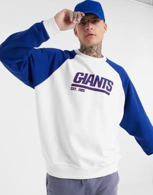 ASOS DESIGN NFL oversized t-shirt with NY Giants applique