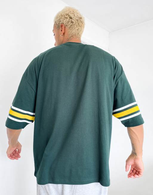 ASOS DESIGN oversized Green Bay Packers sweatshirt in black