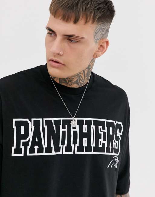 ASOS DESIGN NFL Panther oversized t-shirt with front and back print