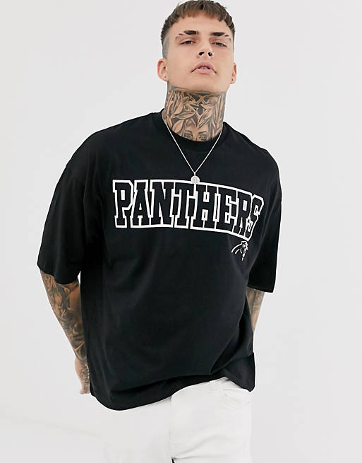 NFL Panther oversized t-shirt with front and back print 