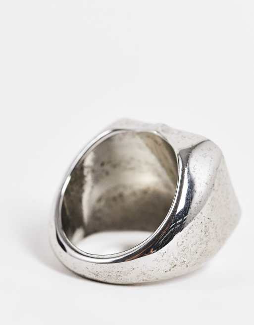 ASOS DESIGN – NFL Superbowl – Silverfärgad klackring, 3 av 4
