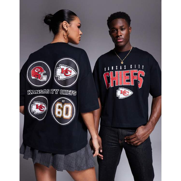 ASOS DESIGN NFL unisex boxy oversized t-shirt with Kansas City