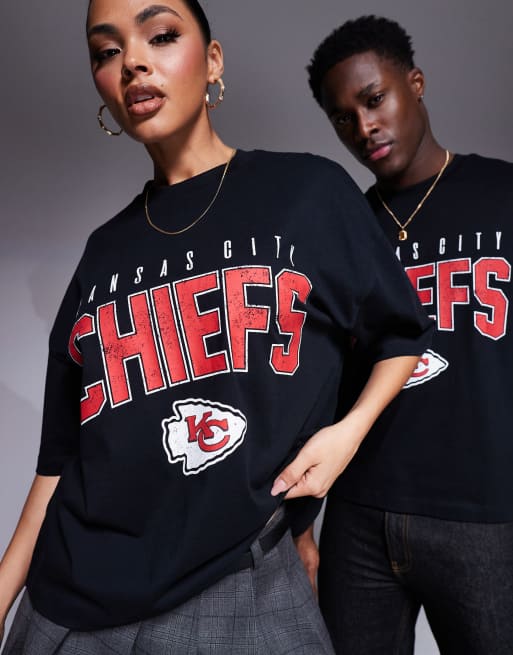 ASOS DESIGN NFL unisex boxy oversized t-shirt with Kansas City