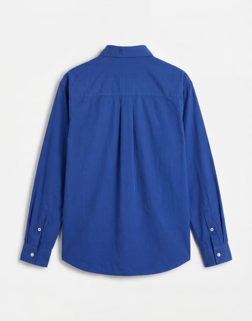 ASOS DESIGN – Niebieska koszula popelinowa oversize, 7 z 9