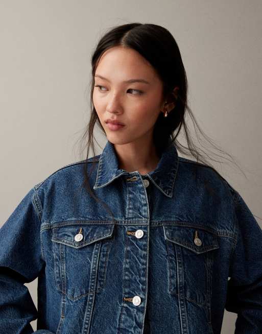 ASOS DESIGN – Niebieska kurtka jeansowa oversize w stylu lat 90., 2 z 7