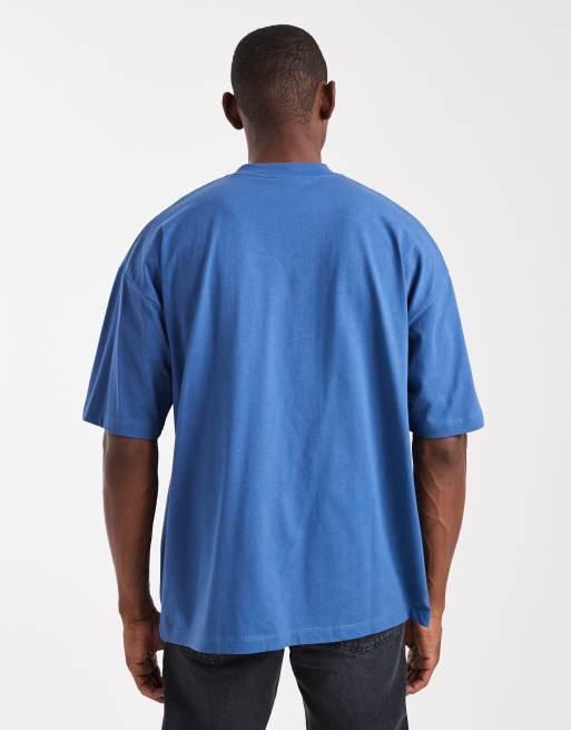 ASOS DESIGN – Niebieski T-shirt oversize z grafiką z napisem „Italia” , 3 z 5