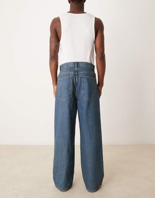 ASOS DESIGN – Niebieskie bardzo luźne jeansy, część zestawu , 2 z 5