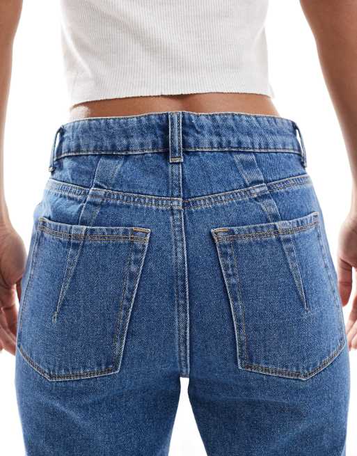 ASOS DESIGN – Niebieskie dzwony jeansowe z bardzo wysokim stanem, 5 z 5