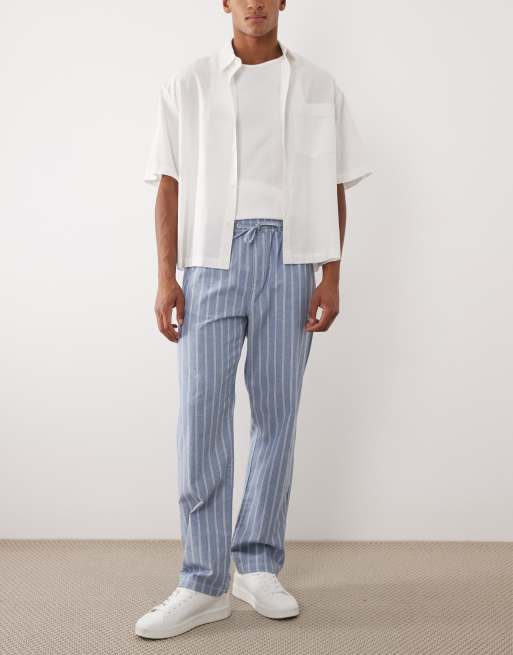 ASOS DESIGN – Niebieski zestaw w paski, 4 z 4