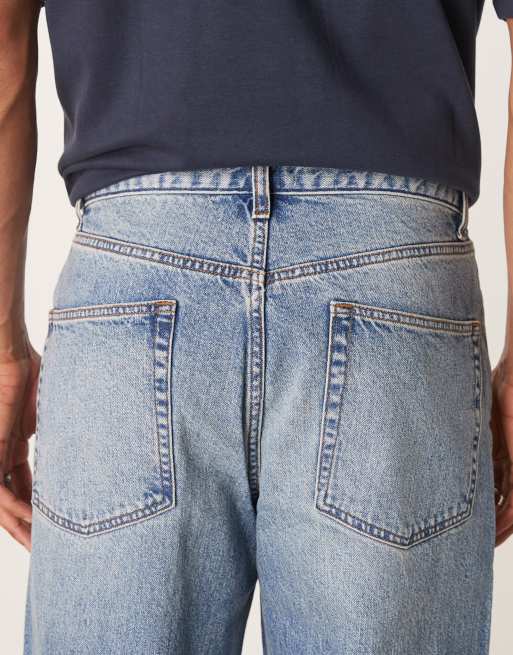ASOS DESIGN – Niebieskie jeansy o bardzo luźnym kroju, 5 z 5