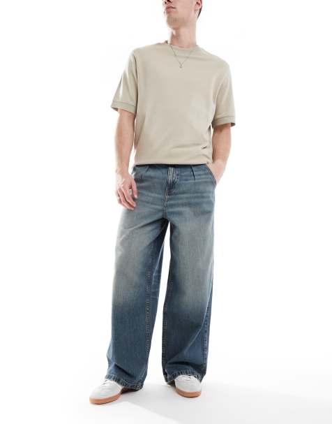 ASOS DESIGN – Niebieskie jeansy o bardzo obszernym fasonie - view 1