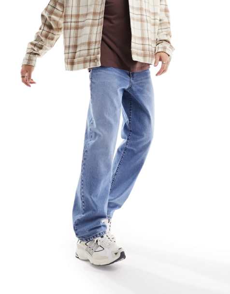 ASOS DESIGN – Niebieskie jeansy o luźnym kroju - view 1