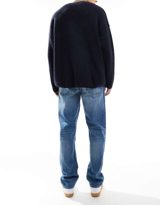 ASOS DESIGN – Niebieskie jeansy z prostymi nogawkami i stretchem, 2 z 5