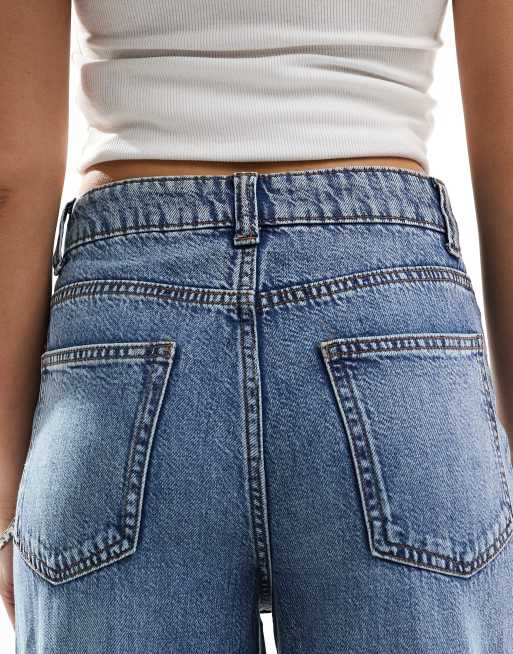 ASOS DESIGN – Niebieskie jeansy z szerokimi nogawkami, 5 z 5