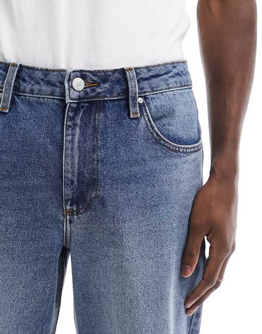 ASOS DESIGN – Niebieskie jeansy zwężane , 5 z 5