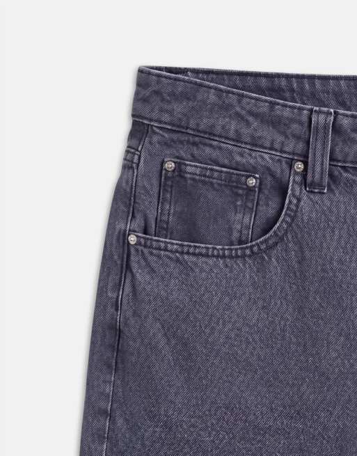 ASOS DESIGN – Niebieskie jortsy jeansowe o luźnym kroju , 9 z 9