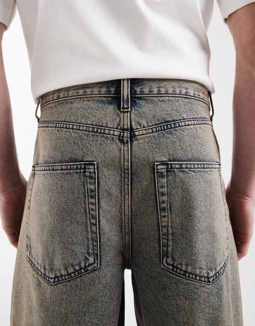 ASOS DESIGN – Niebieskie jortsy jeansowe średniej długości, 5 z 5