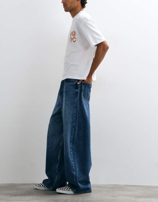 ASOS DESIGN – Niebieskie luźne jeansy oversize, 3 z 5