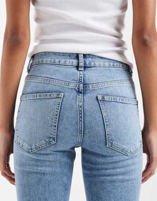 ASOS DESIGN – Niebieskie ołówkowe jeansy o dopasowanym kroju, 4 z 5