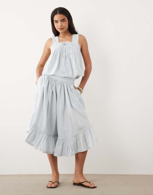 ASOS DESIGN – Niebieski szydełkowany zestaw, 2 z 3