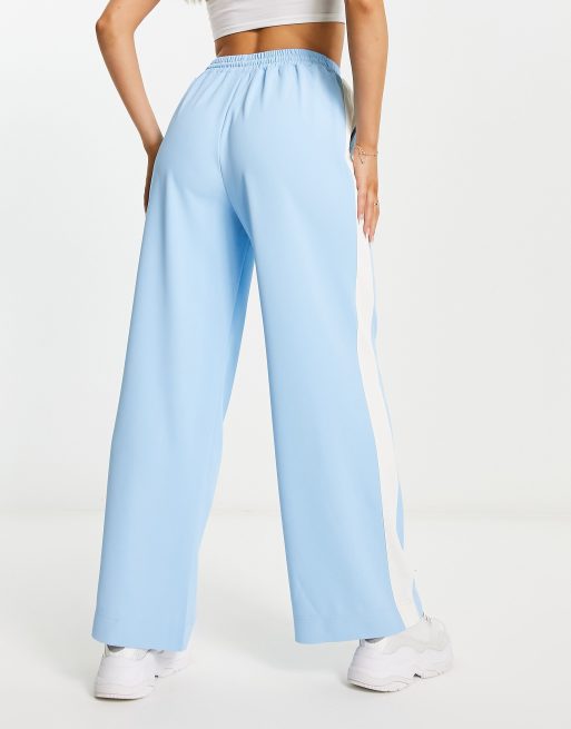 ASOS DESIGN – Niebieskie spodnie z kontrastową wstawką, 2 z 4