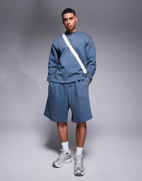 ASOS DESIGN co-ord bermuda shorts in blue 