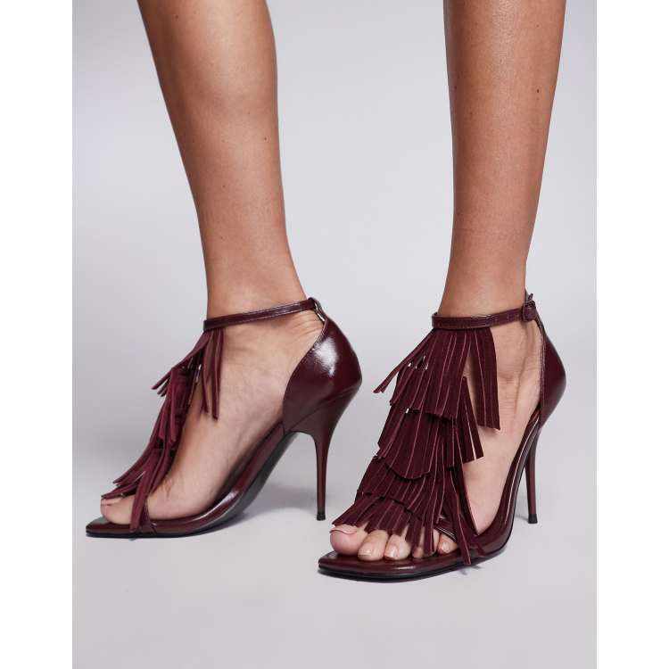Deep purple sandals deals